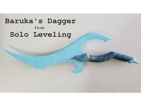 baruka's dagger solo leveling 3d print model - Mito3D