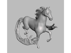 nokk água cavalo congeladas 2 3d print model - Mito3D