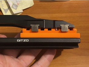 picatinny 1 4-20 tripod thread adapter 14-20 rail mount 3d print model - Mito3D