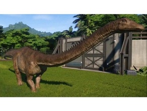 diplodocus dinossauro jurássico pré histórico animais 3d print model - Mito3D