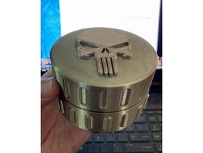 punisher jar container 3d print model - Mito3D