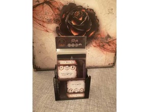negro Rosa guerras deletrear soporte brw tarjetas tarjeta 3d print model - Mito3D