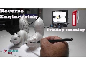 esquilo 3d digitalização tratando impressão 3d print model - Mito3D