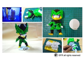 dragon ball cell anycubic i3 méga cellule Dragon Ball dragonballz cosplay modèles super Balle œuvres solides jouet jouets 3d print model - Mito3D