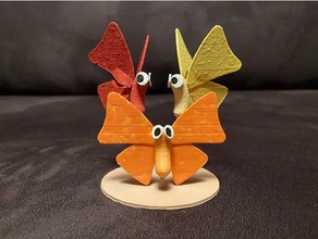 Bugsnax Cheepoof Trophäe Schmetterling Käse chepoof Figur Gaming Playstation ps5 3d print model - Mito3D