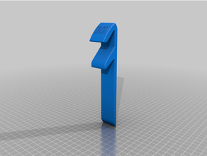 sencillo estante soporte 20 mm 3d print model - Mito3D