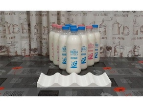botellero botella estante 3d print model - Mito3D
