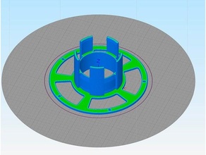 mini spool filament small 3d print model - Mito3D