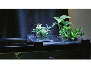 aquaponics tray mounts aquarium fish plants 3d print model - Mito3D