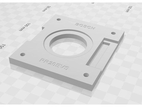 Bosch poulain routeur pr20 evs base cercle gigue Coupe 3d print model - Mito3D