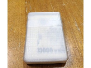 pequeña billetera minimalista Delgado 3d print model - Mito3D