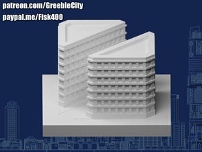 Greeblecity diagonal callejón 3d print model - Mito3D
