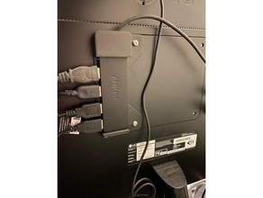 usb hub monitor mount anker vesa 100 3d print model - Mito3D