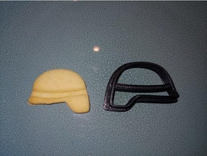 thw helm cookie cutter keksausstecher technisches hilfswerk 3d print model - Mito3D
