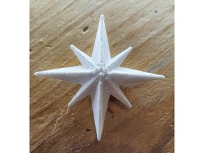 Noel star 3d print model - Mito3D