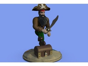 pirata pirati giocattolo 3d print model - Mito3D