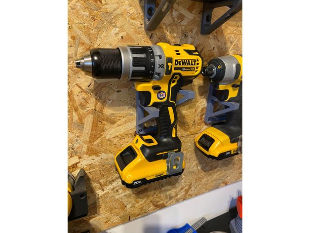 dewalt drill holder 3D print model - Mito3D