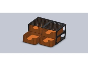 Box Nüsse Schrauben 3d print model - Mito3D