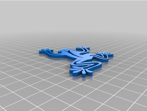 grenouille frog 3d print model - Mito3D
