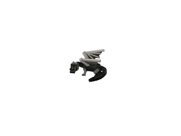 enderdragon Drago draghi figura figure Minecraft animali 3D print model - Mito3D