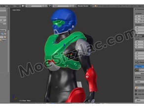 halo 5 - athlon suit 3d print model - Mito3D