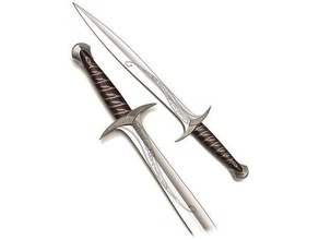 picada espada senhor argolas punhal Frodo baggins lotr 3d print model - Mito3D
