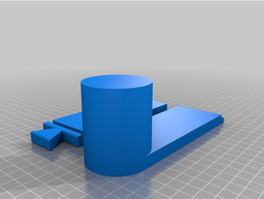desktop filamento bobina In piedi titolare supporto montare organizzatore 3d print model - Mito3D