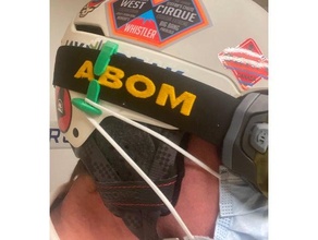 Ski Helm Goggle Clip Covid Maske Haken 3d print model - Mito3D