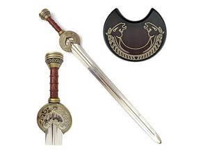 herugrim lord rings lotr short sword 3d print model - Mito3D