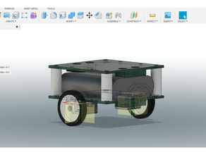 micro engranaje motor robot coche vehiculo montar robótica pequeña smars 3d print model - Mito3D