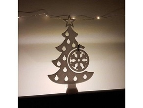 mini christmas tree ornament decoration 3d print model - Mito3D