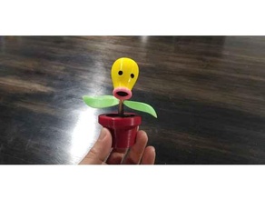 bellsprout figurine pokemon figures toy 3d print model - Mito3D