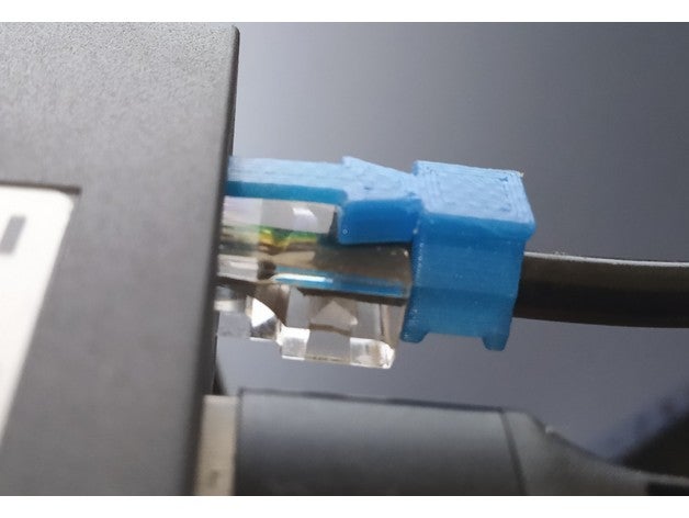 ethernet rj45 reparar acortar desnudo enchufe 3D print model - Mito3D