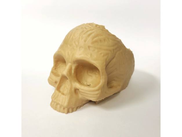 celtic skull grass pot planter 3D print model - Mito3D