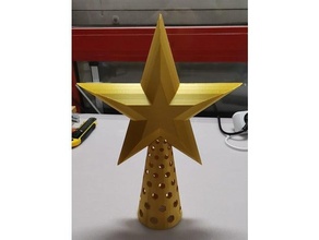 Baum Star Ornament Weihnachten 3d print model - Mito3D