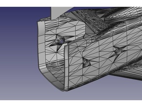 flypurrz purrz75 Körper 2 Stücke Rückseite Unterhose Oberfläche purrz 3d print model - Mito3D