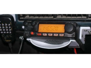 yaesu 2900 2980 Lautsprecher Deflektor 144 mhz 2 Meter Amateur Radio 3d print model - Mito3D