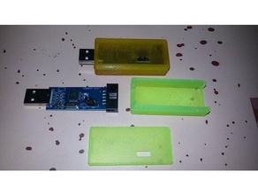 USBASP v1 scatola atmega avrisp utensili Astuccio guaina copertina 3d print model - Mito3D