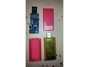 usbasp v2 Box atmega Programmierer atmega8 Fall Mantel Startseite USBisp 3d print model - Mito3D
