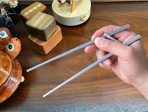 model t1 training marcosticks chopsticks learning standard grip 3d print model - Mito3D