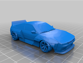 nissan 240sx moded 3d print model - Mito3D