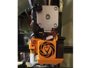 red squirrel mdd compatible bltouch mount direct drive ender 3 fan duct herome gen5 remix v13 3d print model - Mito3D