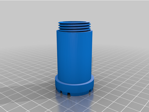 gel blaster mock suppressor fit hop-up gel blaster 3d print model - Mito3D