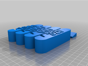 Schleifen Pads v2 3d print model - Mito3D