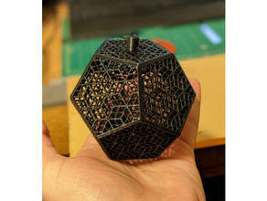 dodecaheron chrismas ornament dodecahedron 3d print model - Mito3D