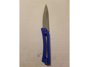lever folder pocketknife folding knife 3d print model - Mito3D