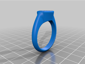 verde guardabosque sello anillo guardabosques 3d print model - Mito3D