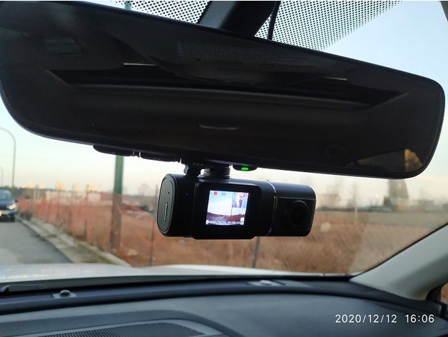 subaru outback eyesight rear view mirror headlight sensor dashcam mount toguard 3D print model - Mito3D