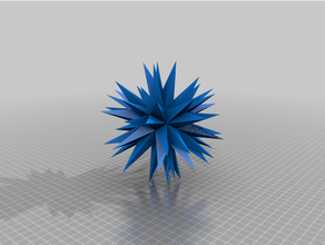 final stellation icosahedron 3d print model - Mito3D