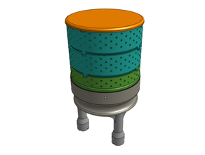 vermicomposter compost composter composting bin vermicompost 3d print model - Mito3D